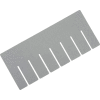 Global Industrial Length Divider DL91050 for Plastic Dividable Grid Container DG91050, Qty 6
