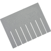 Global Industrial Width Divider DS92080 for Plastic Dividable Grid Container DG92080, Qty 6