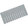Global Industrial™ Width Divider DS93080 for Plastic Dividable Grid Container DG93080, Qty 6