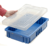 Global Industrial™ Lid for Plastic Dividable Grid Container, 16-1/2"L x 10-7/8"W Clear - Qté par paquet : 4