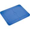 Global Industrial Lid COV93000 for Plastic Dividable Grid Container, 22-1/2"L x 17-1/2"W, Blue - Pkg Qty 3