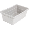 Global Industrial Cross Stack Nest Tote Tub - 25-1/8 x 16 x 8-1/2 White - Pkg Qty 6