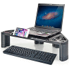 Aidata CS-1010 Corner Monitor/Laptop Stand avec smart Device Slot