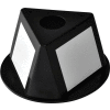 Global Industrial™ Inventory Control Cone W / Dry Erase Decals, Noir