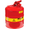 Sécurité peut de Type I - cinq gallons acier galvanisé, 7150100