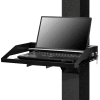 Global Industrial™ Locking Laptop Tray, Fits Up to 17" Laptops, Noir