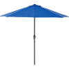 Global Industrial™ Parapluie extérieur avec mécanisme d’inclinaison, tissu oléfine, 8-1/2'W, bleu