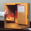 Cabinet de liquide inflammable Justrite, 4 gallons, fermeture automatique porte simple stockage Vertical