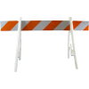 Plasticade Econocade Traffic Barricade A-frame 6 ft avec 1 rails