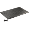 Wearwell® Electrically Conductive Diamond-Plate Mat 9/16" Thick 3' x Up to 75' Black