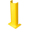 1/4" épaisseur 18" H Post acier protecteur jaune