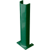1/2" épais 24" H Post acier protecteur vert