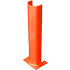 1/2" épais 24" H Post acier protecteur Orange