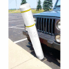 FlexBollard™ H 52" - Installation de l’asphalte - Bandes de couverture blanche/jaune