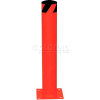 Une borne en acier rouge avec bouchon amovible 24" H x 5-1/2 » dia.