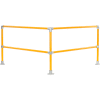 Kee Safety Schedule 40 Aluminum Pipe (6 ft x 6 Pcs), 1" Dia.