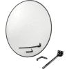 Round Acrylic Convex Mirror, Outdoor, 36" Dia., 160° Viewing Angle