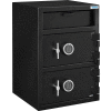 Global Industrial™ B-Rate Depository Safe Front Loading, 2 Portes, Verrouillage numérique, 20"Wx20"Dx30"H