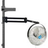 Global Industrial 12" Dia. Workbench Fan with 23 Inch Pivot Arm