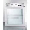 Accucold Armoire chauffante compacte à chambre unique avec porte en verre, capacité de 2,0 pi³