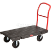 Rubbermaid® FG443600BLA Plastic Deck Platform Truck 48 x 24 2000 Lb. Capacity