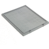 Global Industrial™ Lid LID231 for Stack and Nest Storage Container SNT225, SNT230, Gray - Pkg Qty 3