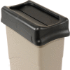 Couvercle pour poubelle Rubbermaid rectangulaire de 16-23 gallons - Noir