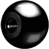 J.W. Winco DIN319-PL Ball phénoliques boutons tapé 12mm diamètre mm longueur M4x.7
