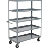 Jamco Shelf Truck w/5 Shelves, 3000 lb. Capacity, 36"L x 24"W x 68"H, Gray