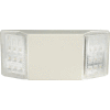 Global Industrial™ 2 Head LED Emergency Unit w/ Fixed Optics and Ni-Cad Battery Backup