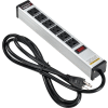 Global Industrial Power Strip, 6 Outlets, 15A, 6' Cord