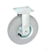 Global Industrial™ Rigid Plate Caster 8" Full Pneumatic Wheel 300 lb. Capacité