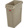 Rubbermaid® Slim Jim® 1971259 Recycling Container, 16 Gallon - Beige