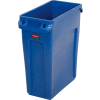 Rubbermaid® Recycling Can, 16 Gallon, Bleu