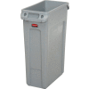 Rubbermaid® Slim Jim® Recycling Can, 23 gallons, Gris