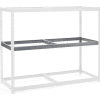 Global Industrial Additional Level For Wide Span Rack 60"Wx48"D No Deck 1200 Lb Capacity, Gray