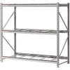 Global Industrial 3 niveaux, rack de stockage en vrac à très haut plafond, sans pont, démarreur, 60 « L x 24 » P x 72 « H