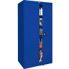 Sandusky Elite Series All-Welded Storage Cabinet, Recessed Handle, 36"Wx24"Dx72"H, Blue