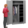 Lyon Counter Height Storage Cabinet DD1035 - 48x24x42 - Gray