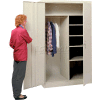 Lyon Counter Height Storage Cabinet PP1035 - 48x24x42 - Putty