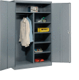 Lyon Combination Storage Cabinet DD1033  - 48x24x78 - Gray