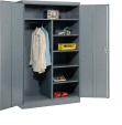 Lyon Combination Storage Cabinet DD1033 - 48x24x78 - Gray