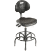BioFit Ergonomic Stool - Self-skinned Urethane - Seat Heat 24" - 31" - Black