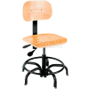 BioFit Shop Stool - Wood - Height Adjustable 23 - 30"