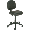 Chaise de ® interion avec le milieu du dos, cuir synthétique, noir