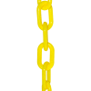 M. Chain Heavy Duty Plastic Chain Barrier, 2"x50'L, Jaune