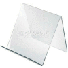 Azar Displays 515430 Acrylic Easel W/ 1.75" Lip, 7" x 6.5", Acrylic