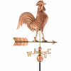 Good Directions 27" Rooster Weathervane, Polished Copper