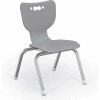 Chaise de classe en plastique Balt® Hiérarchie 12" - Gris