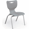 Chaise de classe en plastique Balt® Hiérarchie 14" - Gris
